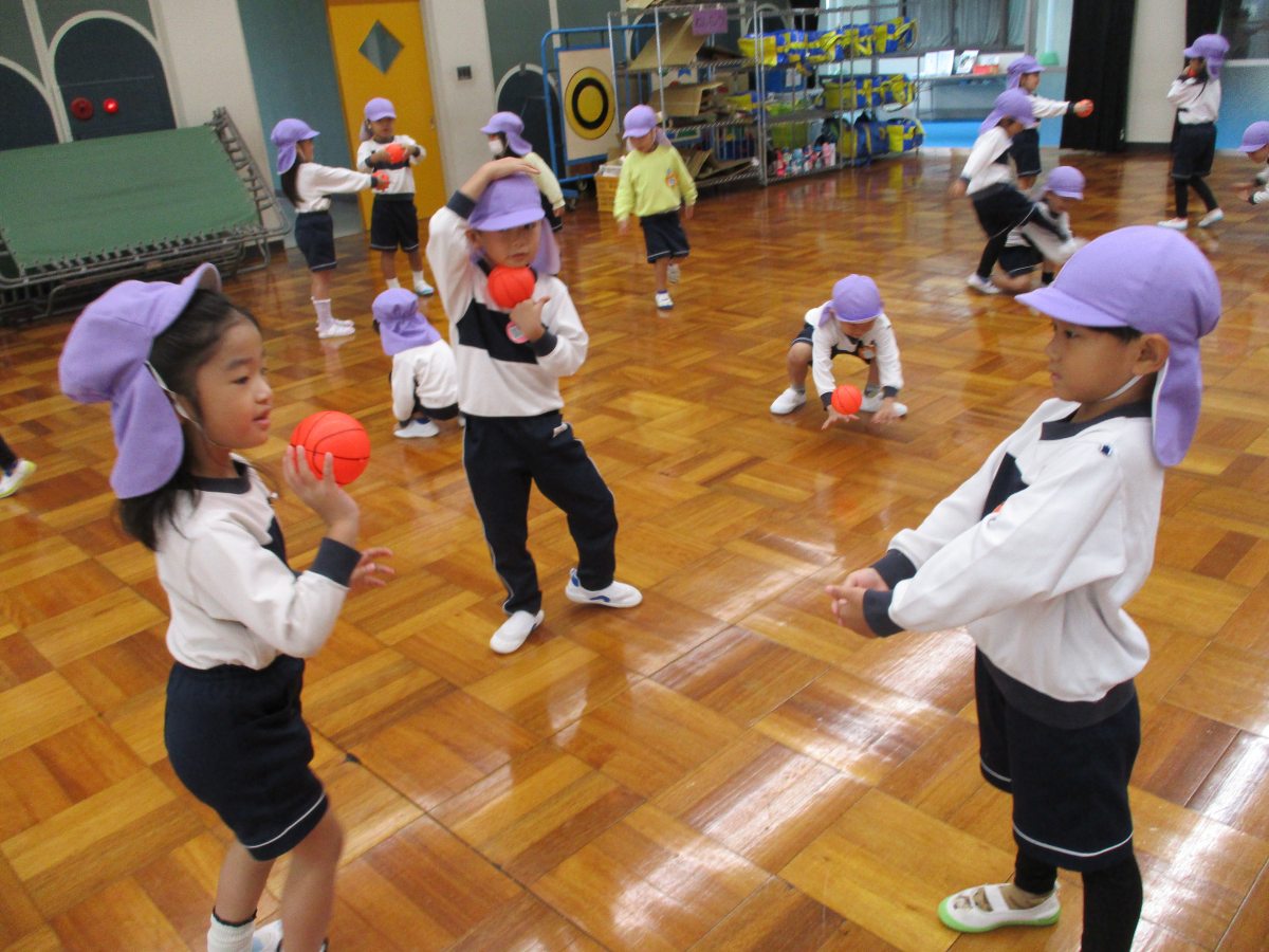 ベルティが幼稚園に来てくれました（年中組）