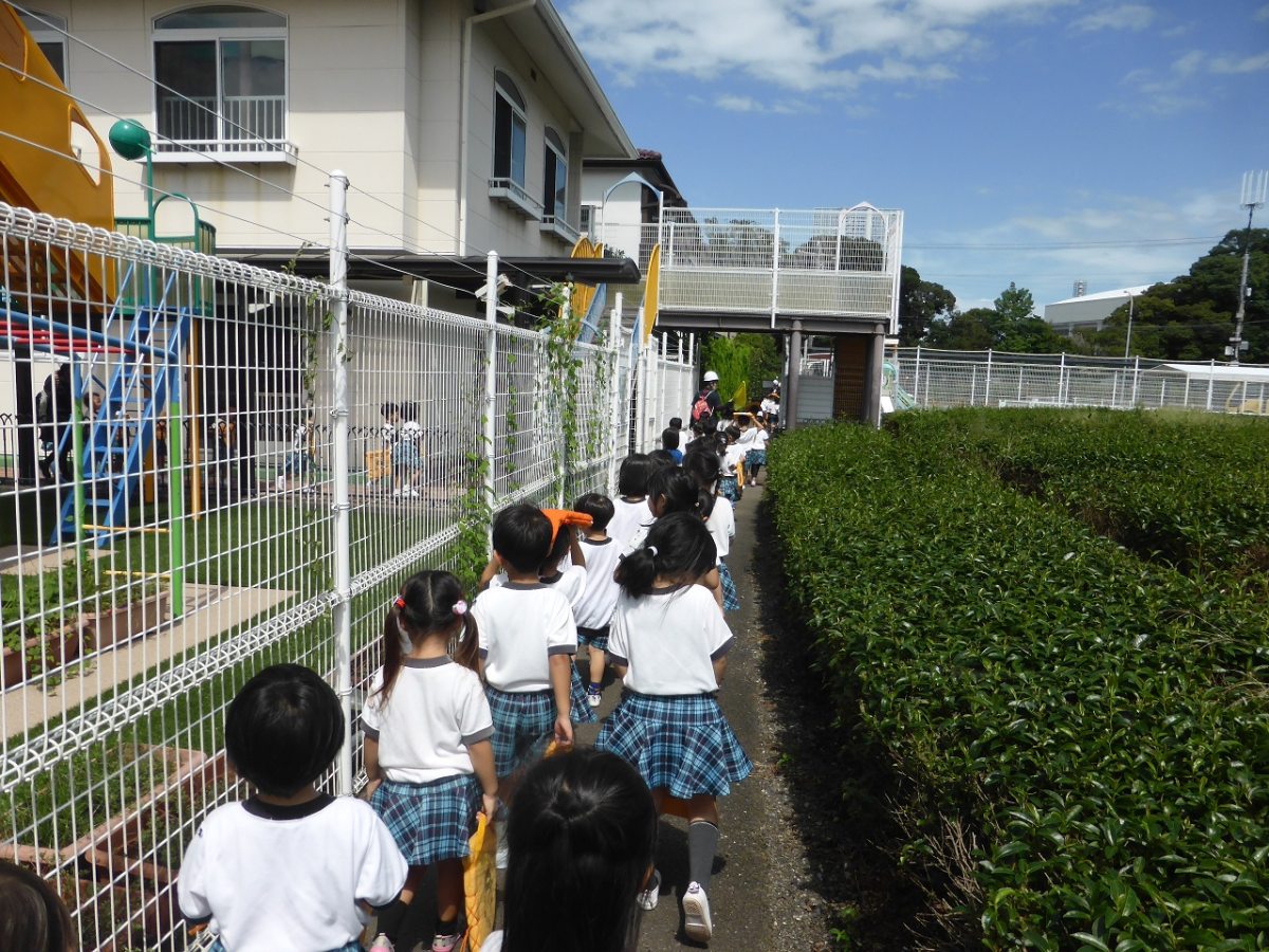 地震避難訓練