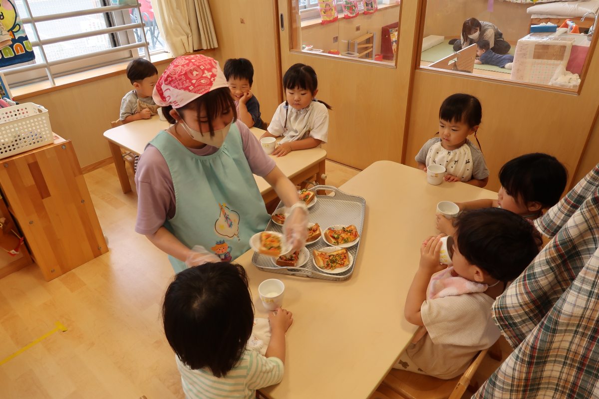 みんなで育てた野菜美味しくいただきました。